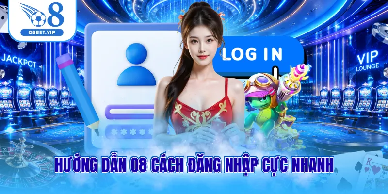 Hướng dẫn O8 cách đăng nhập cực nhanh