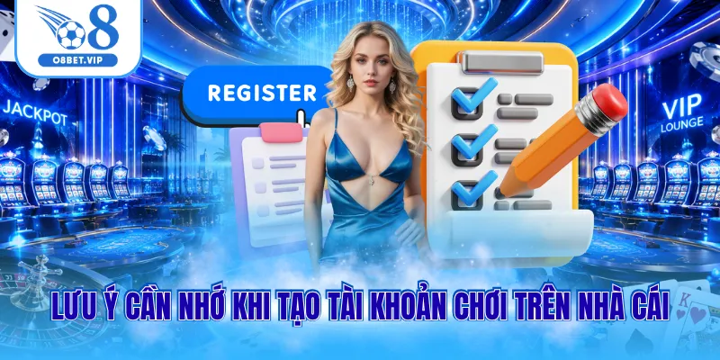 Lưu ý cần nhớ khi tạo tài khoản chơi trên nhà cái