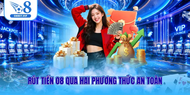 Rút tiền O8 qua hai phương thức an toàn